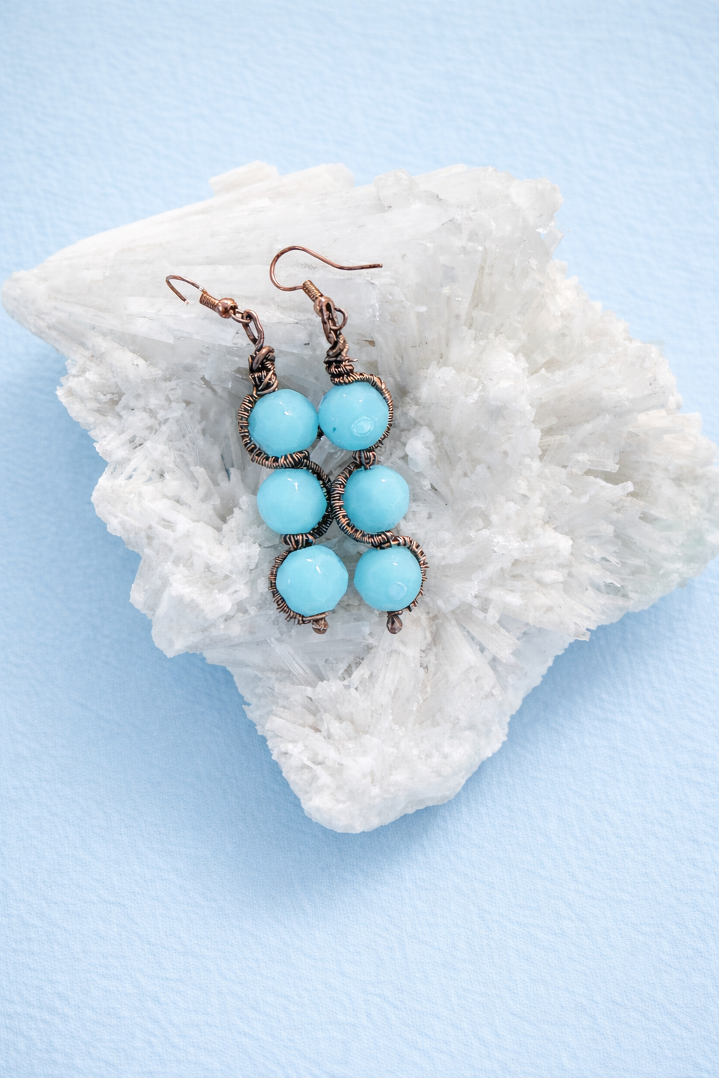 Sky Spiral Earrings