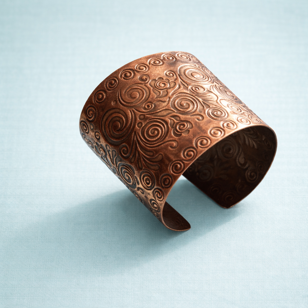 Spiral Ember Cuff