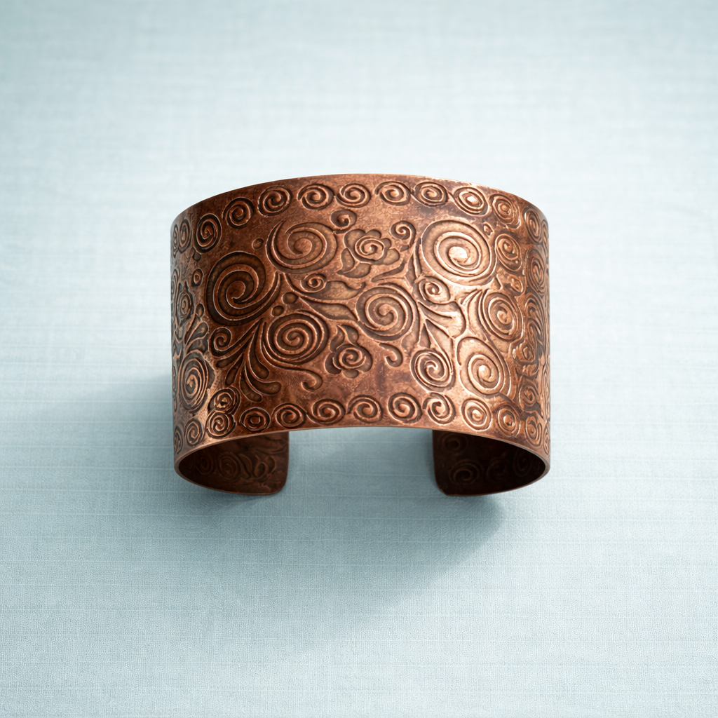 Spiral Ember Cuff