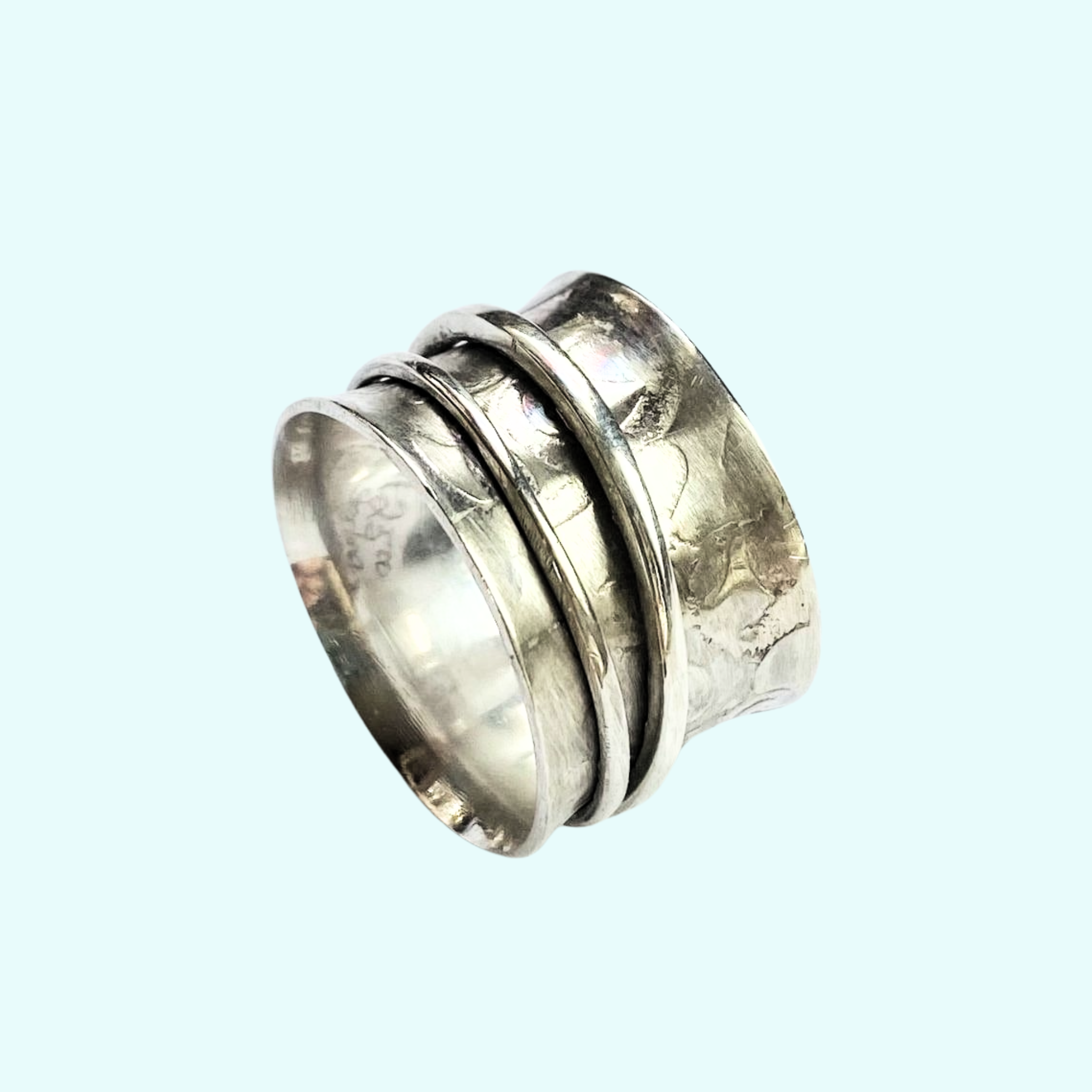 Fluted Edge Custom Spinner Rings