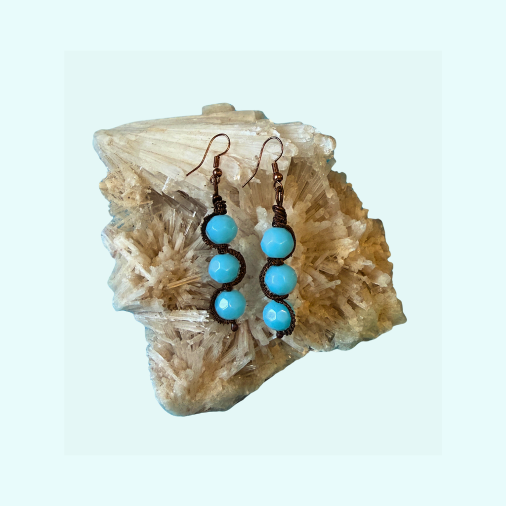 Sky Spiral Earrings